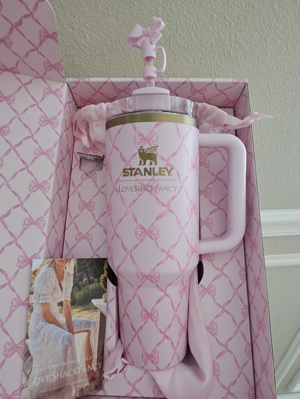 Stanley X Love Shack Fancy Baby Bow Peppermint Tumbler 40OZ